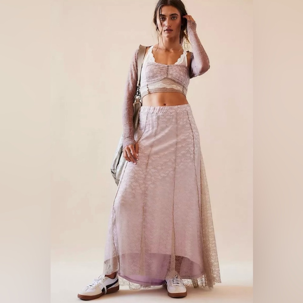 FREE PEOPLE SHAPE OF YOU SET SANDY PINK